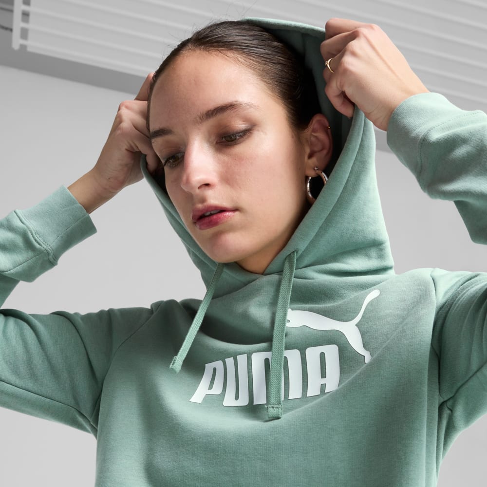 Изображение Puma Худи ESS No. 1 Logo Hoodie Women #2: Green Moon