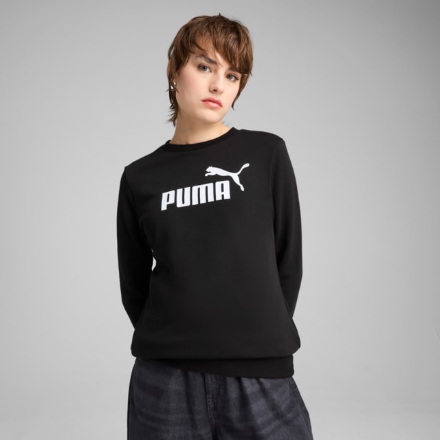Image PUMA Camiseta Manga Longa Essentials No. 1 Logo Feminina