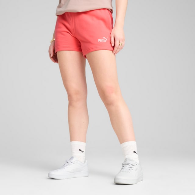 Image PUMA Shorts ESS Small No. 1 Logo 4'' Feminino