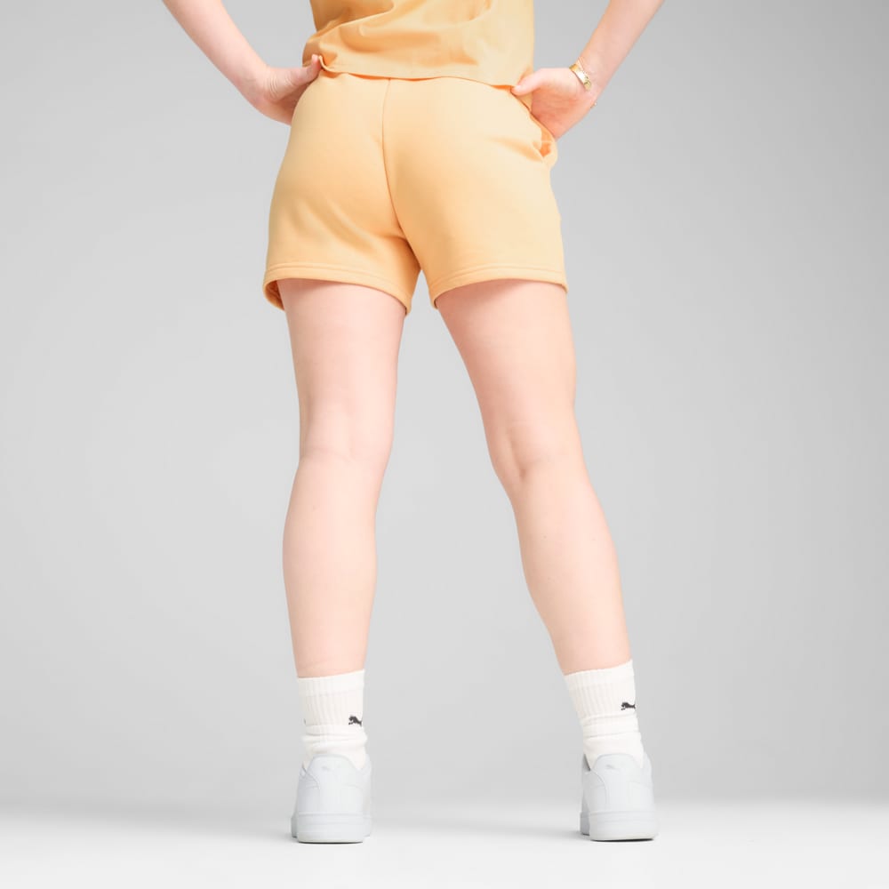 Изображение Puma Шорты ESS Small No. 1 Logo 5'' High-Waist Shorts Women #2: Almost Apricot