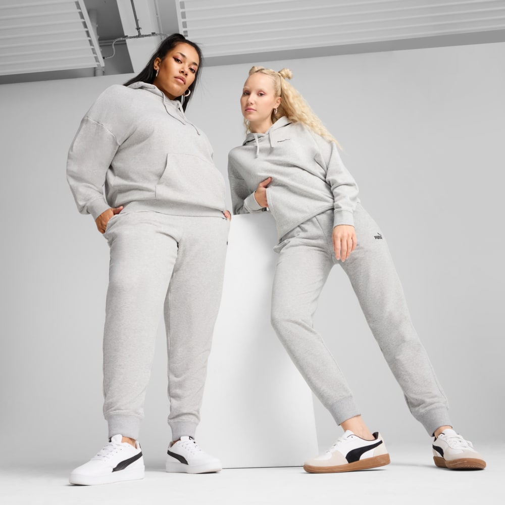 Изображение Puma Брюки ESS Small No. 1 Logo Sweatpants Women #1: light gray heather