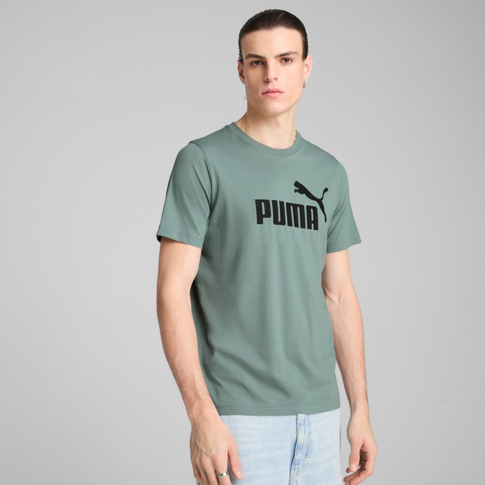 Изображение Puma Футболка ESS No. 1 Logo Tee Men #1: Green Moon