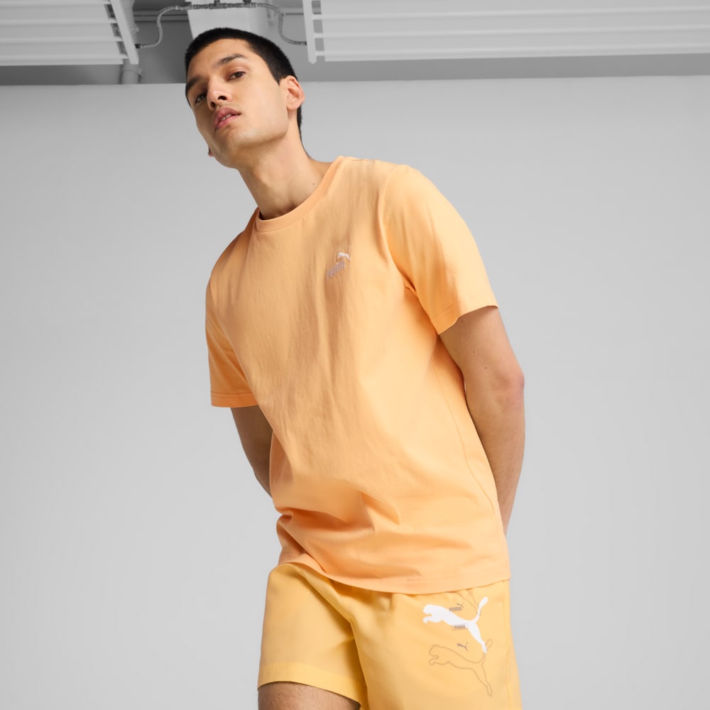 Изображение Puma Футболка Essentials Small No. 1 Logo Tee Men #1: Almost Apricot