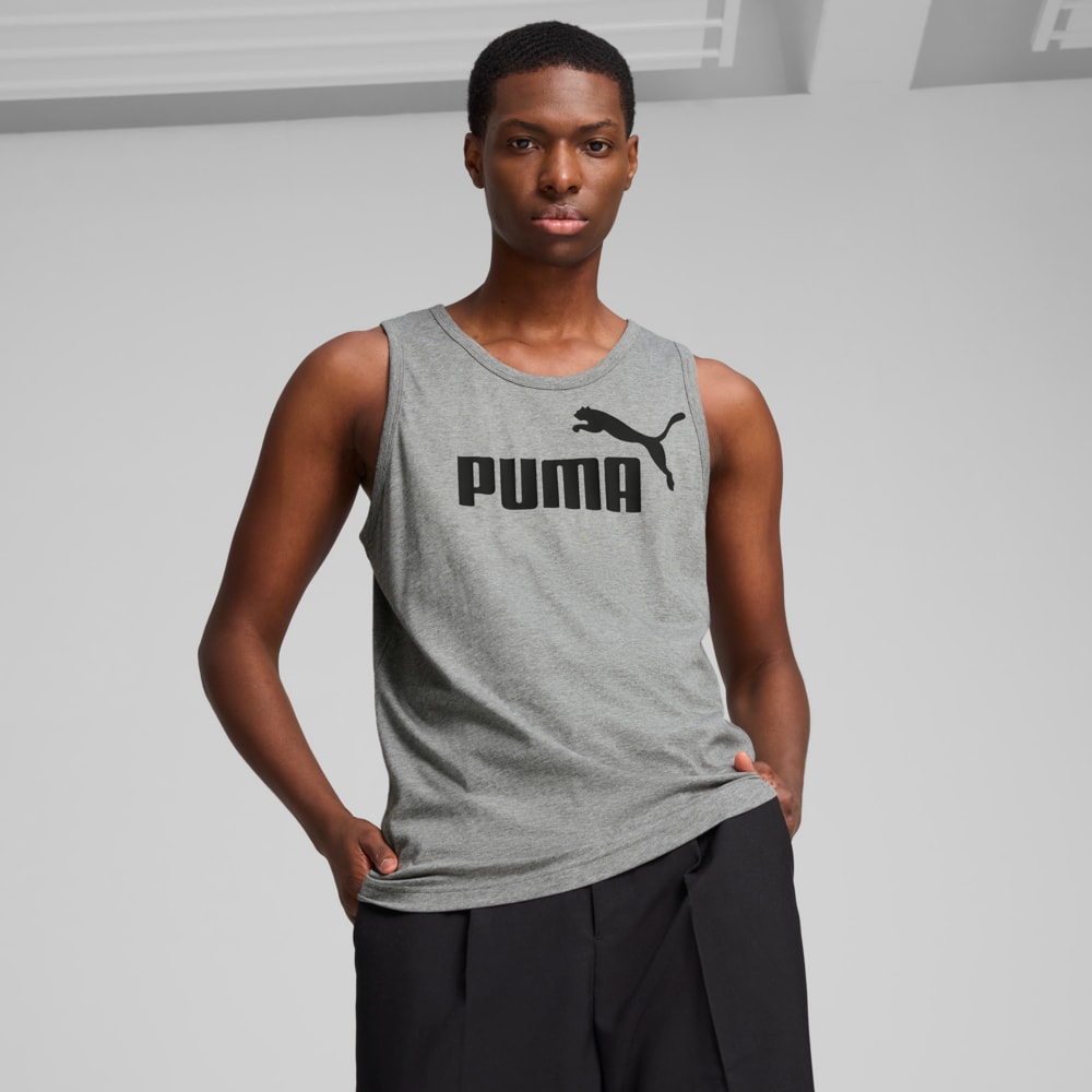 Зображення Puma Майка Essentials No. 1 Logo Tank Men #1: Medium Gray Heather