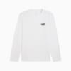 Изображение Puma Лонгслив Essentials No. 1 Logo Long Sleeve Tee Men #4: Puma White