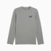 Изображение Puma Лонгслив Essentials No. 1 Logo Long Sleeve Tee Men #1: Medium Gray Heather
