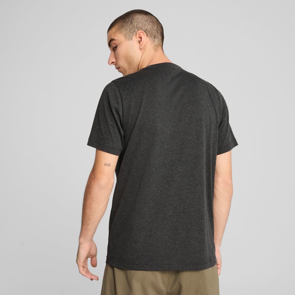 Изображение Puma Футболка Essentials No. 1 Logo Heather Tee Men #2: Dark Gray Heather
