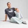 Изображение Puma Футболка Essentials No. 1 Logo Heather Tee Men #3: new navy