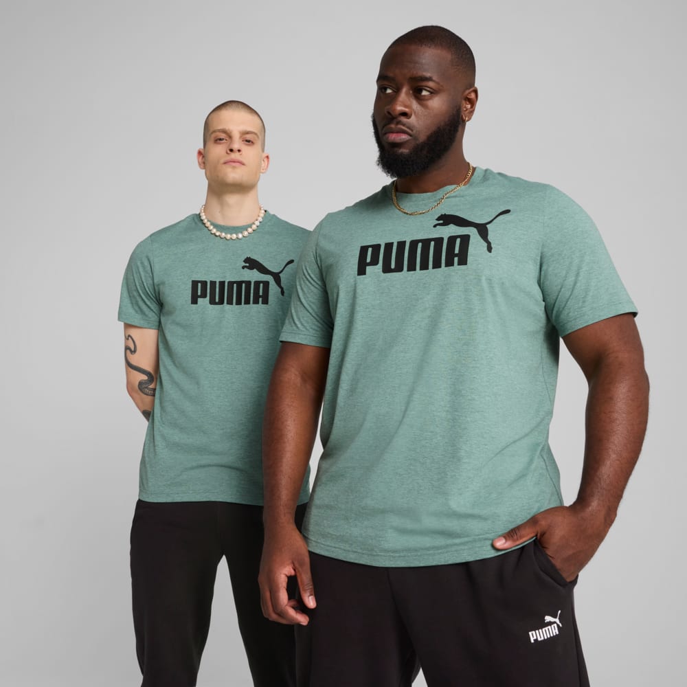 Зображення Puma Футболка Essentials No. 1 Logo Heather Tee Men #1: Green Moon