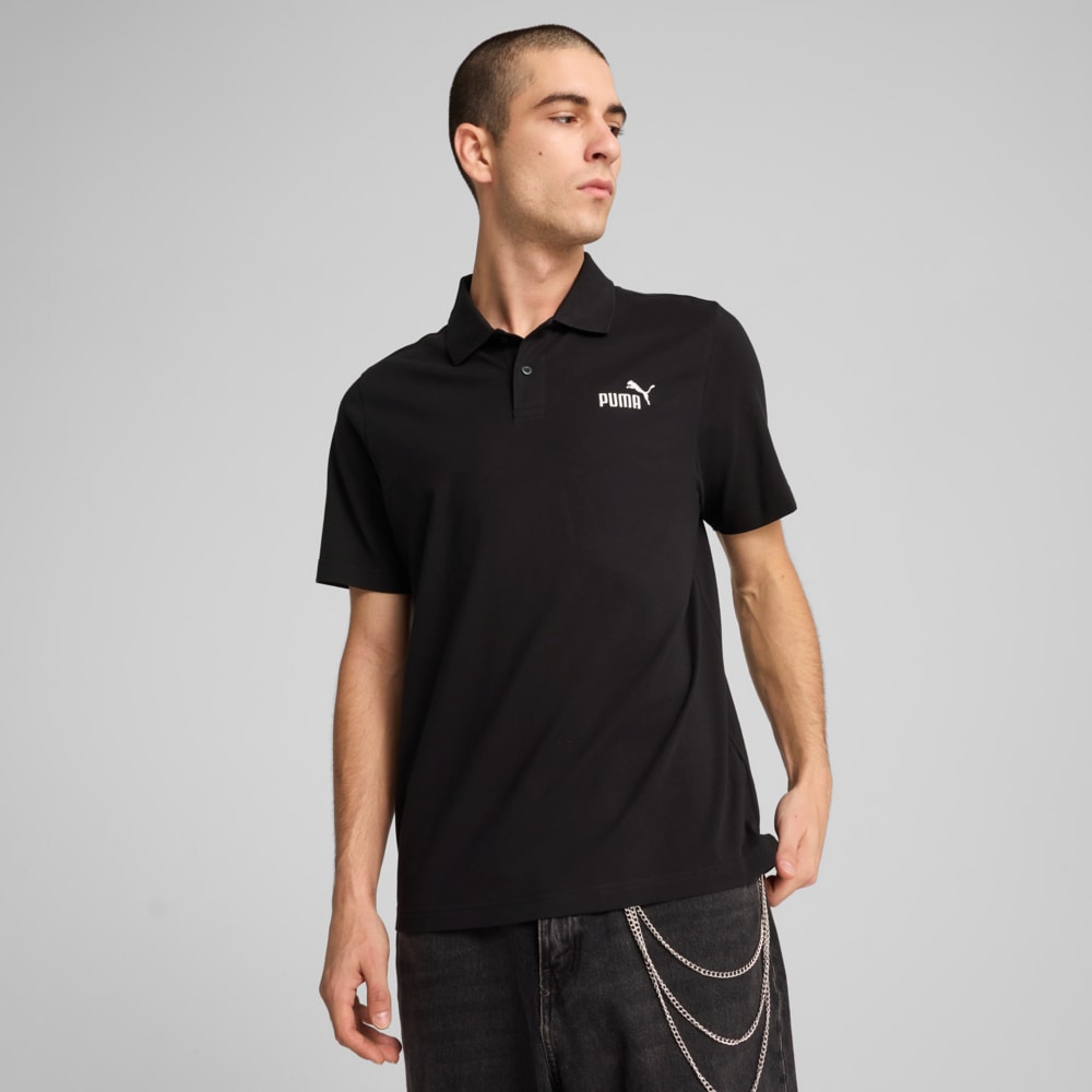 Изображение Puma Поло Essentials No. 1 Logo Jersey Polo Men #1: Puma Black