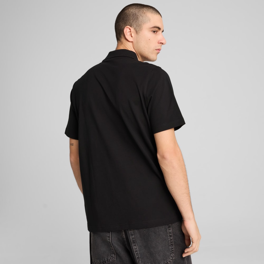 Изображение Puma Поло Essentials No. 1 Logo Jersey Polo Men #2: Puma Black