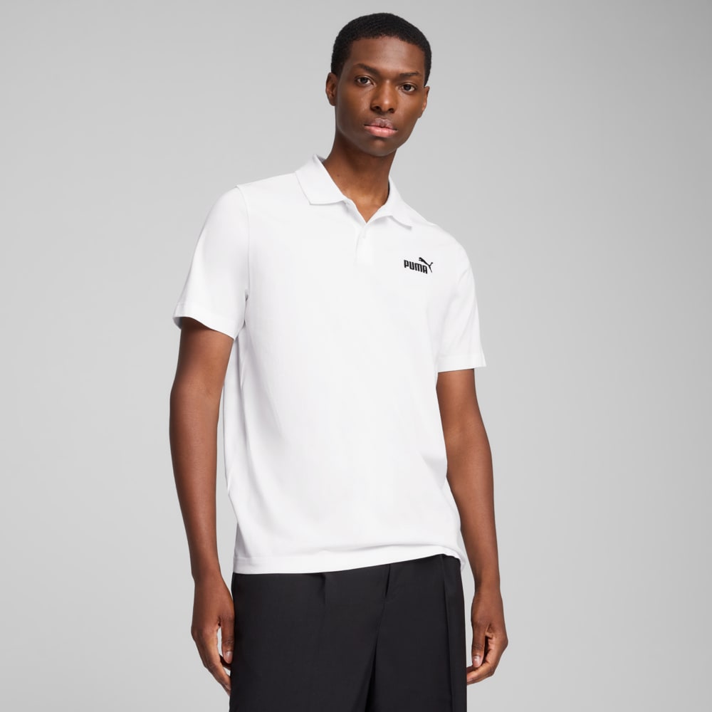 Зображення Puma Поло Essentials No. 1 Logo Jersey Polo Men #1: Puma White