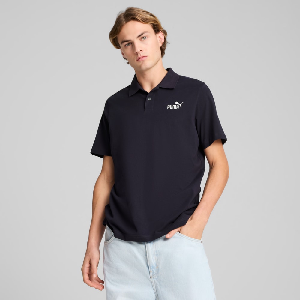 Изображение Puma Поло Essentials No. 1 Logo Jersey Polo Men #1: new navy