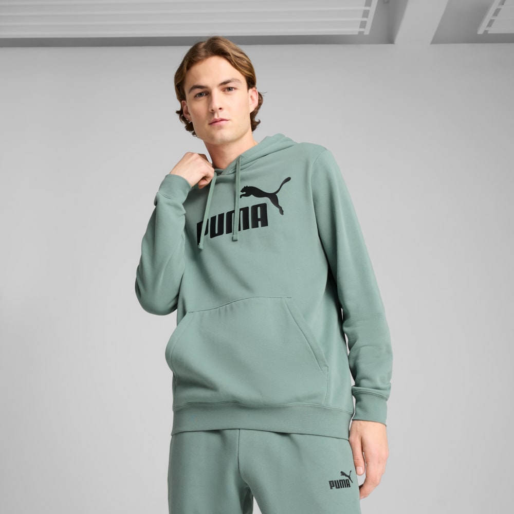 Image PUMA Moletom com Capuz Essentials No. 1 Logo Masculino #1
