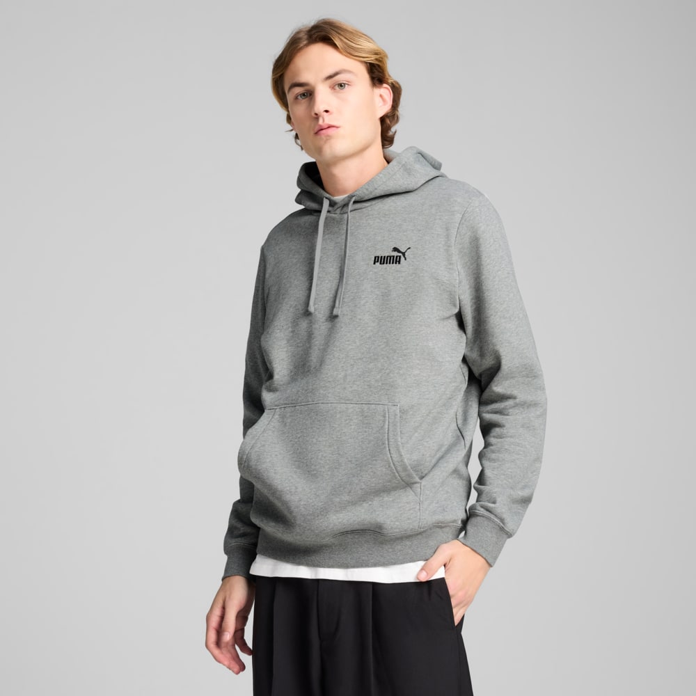 Image PUMA Moletom com Capuz Essentials Small No. 1 Logo Masculino #1