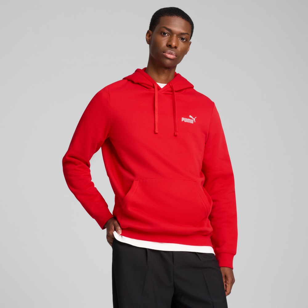 Image PUMA Moletom com Capuz Essentials Small No. 1 Logo Masculino #1
