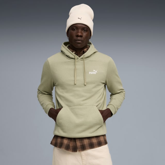 Imagen PUMA Polerón con capucha Essentials Small con logo n.º 1 para hombre