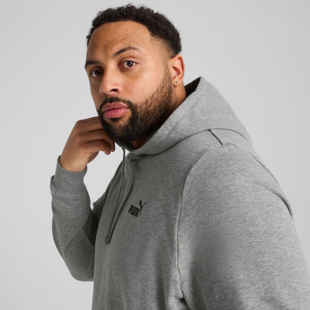 Изображение Puma Худи Essentials Small No. 1 Logo Hoodie Men #2: Medium Gray Heather