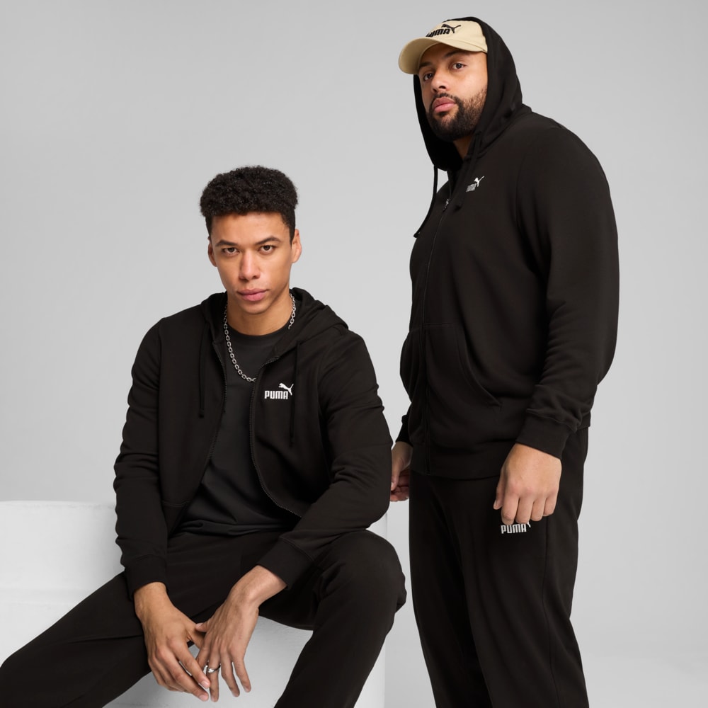Зображення Puma Кофта Essentials No. 1 Logo Full-Zip Hoodie Men #1: Puma Black