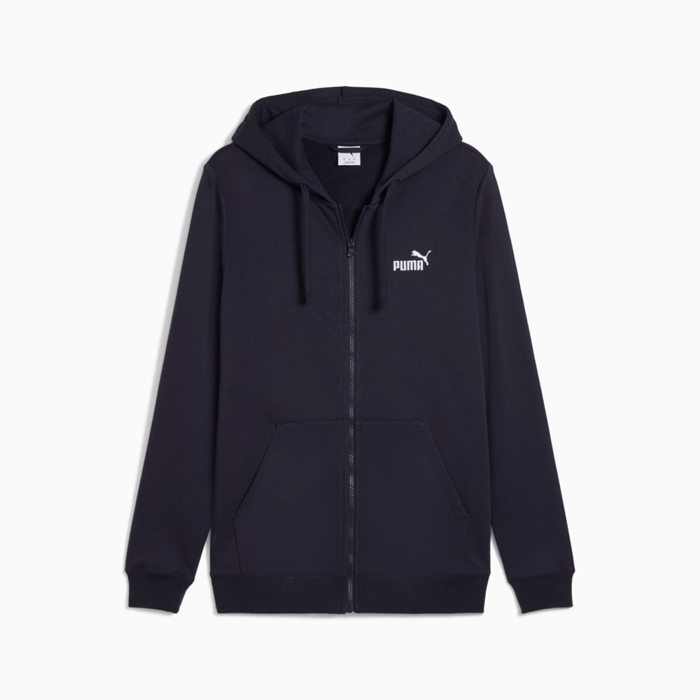 Зображення Puma Кофта Essentials No. 1 Logo Full-Zip Hoodie Men #1: new navy