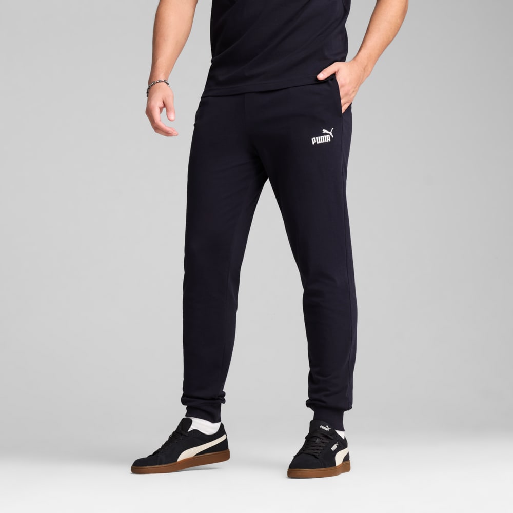 Изображение Puma Брюки Essentials No. 1 Logo Jersey Pants Men #1: new navy