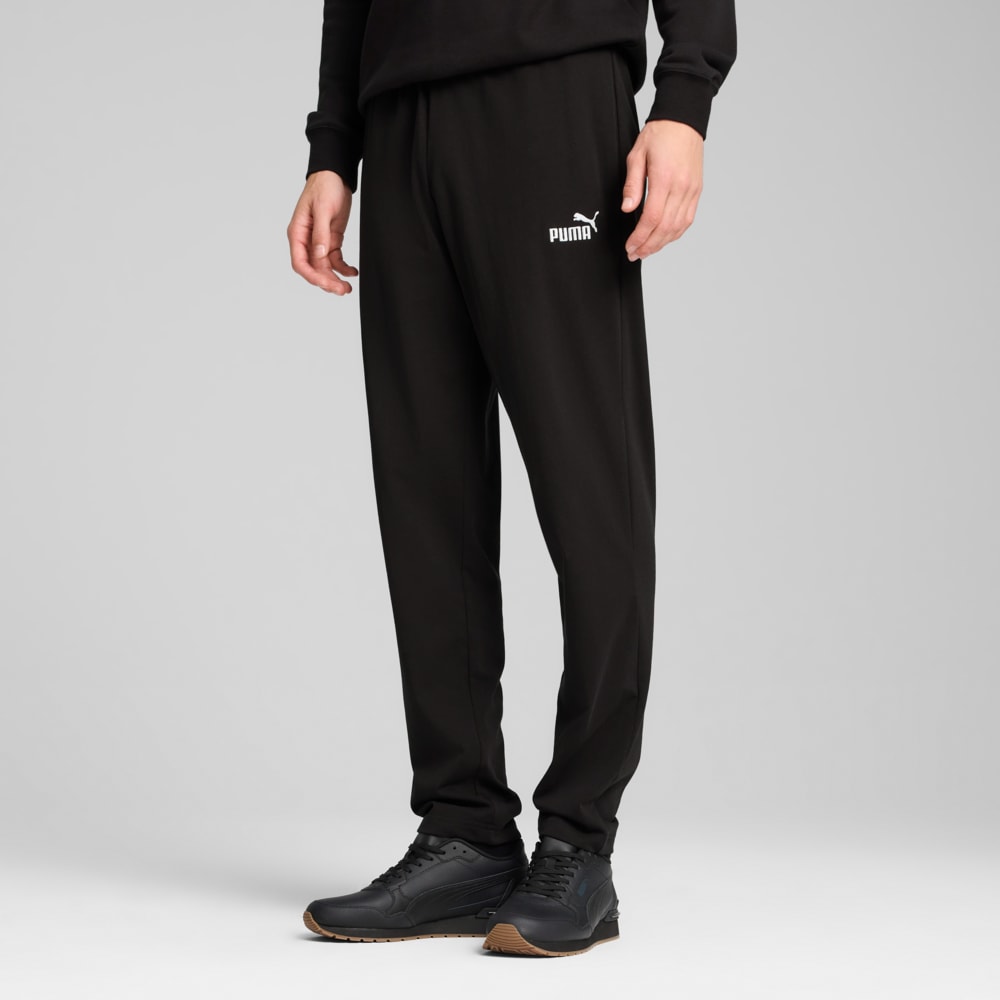 Зображення Puma Штани Essentials No. 1 Logo Jersey Pants Men #1: Puma Black