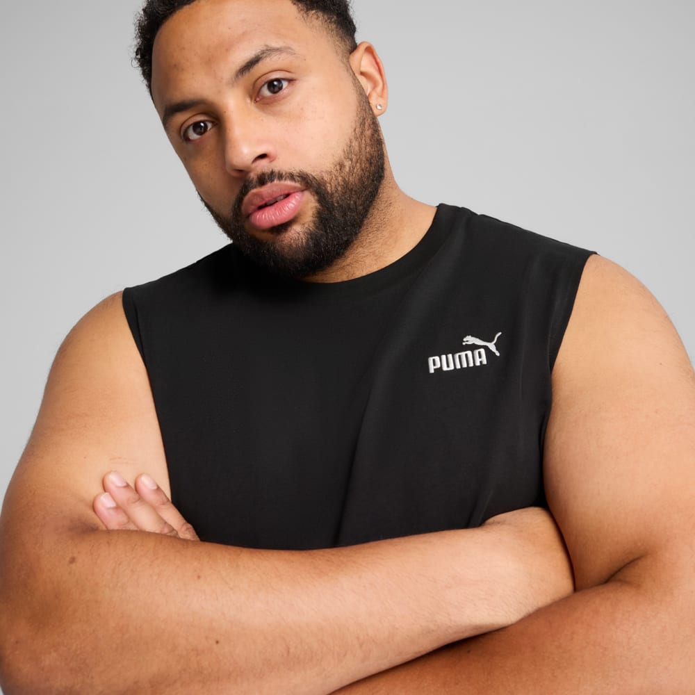 Изображение Puma Майка Essentials No. 1 Logo Sleeveless Tee Men #2: Puma Black