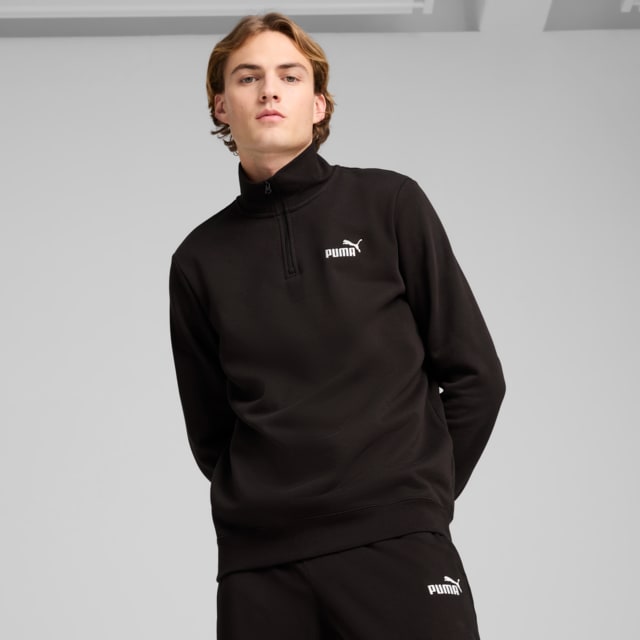 Image PUMA Camiseta com Zíper Essentials No. 1 Logo Masculina