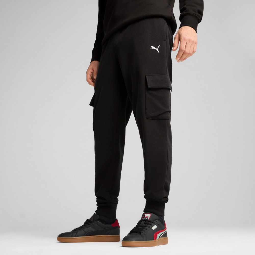 Изображение Puma Брюки-карго Essentials Cargo Pants Men #1: Puma Black