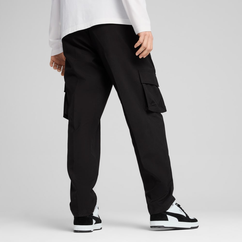 Зображення Puma Штани Essentials No. 1 Logo Woven Cargo Pants Men #2: Puma Black