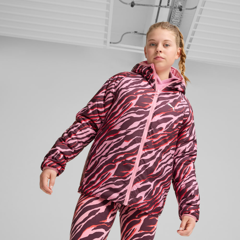Зображення Puma Дитяча куртка Reversible Puffer Jacket Youth #1: Mauved Out