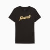 Зображення Puma Дитяча футболка ESS+ SCRIPT Metallic Tee Youth #1: Puma Black-Gold foil