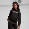 Изображение Puma Детское худи ESS+ SCRIPT Hoodie Youth #1: Puma Black-Gold foil