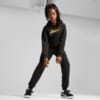 Изображение Puma Детские брюки ESS+ SCRIPT Pants Youth #3: Puma Black-Gold foil
