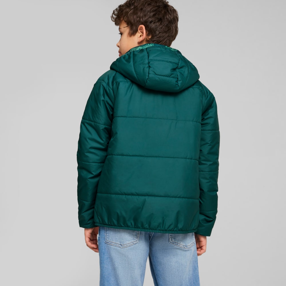 Зображення Puma Дитяча куртка Reversible Puffer Jacket Youth #2: Cold Green
