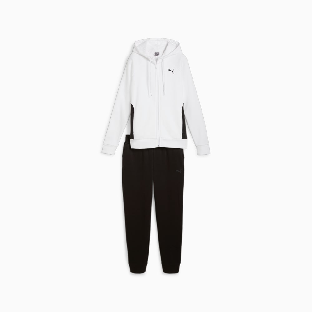 Изображение Puma Костюм спортивный Classic Hooded Tracksuit Women #1: Puma White