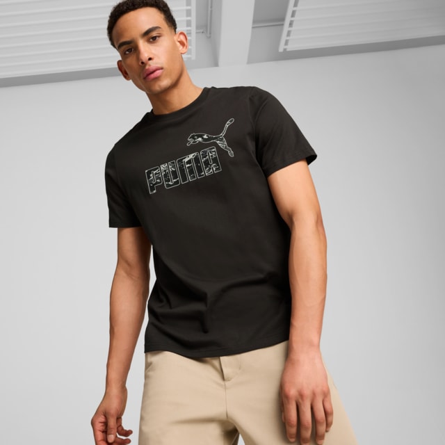 Image PUMA Camiseta ESS+ CAMO Graphic Masculina