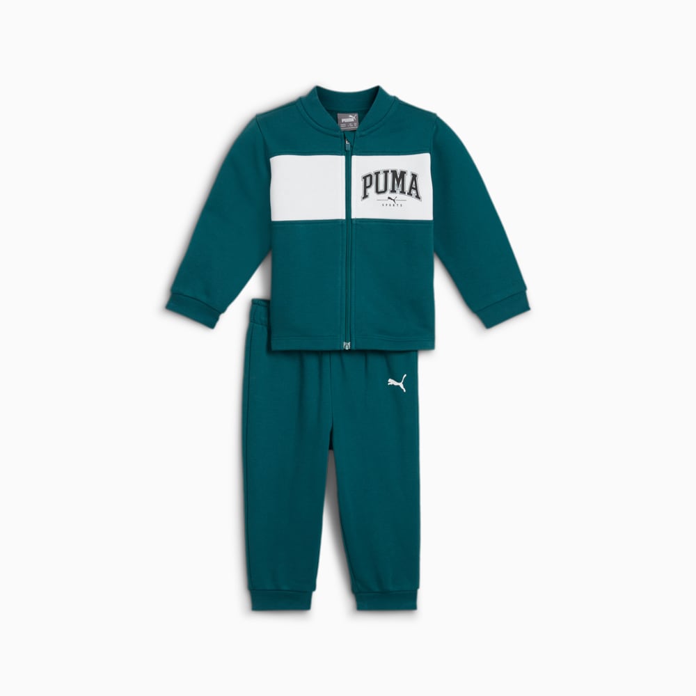 Изображение Puma Детские спортивные брюки MINICATS PUMA SQUAD Jogger Toddler #1: Cold Green