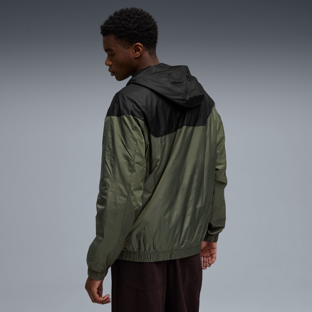 Зображення Puma Вітрівка Essentials Relaxed Windbreaker Men #2: Dark Olive