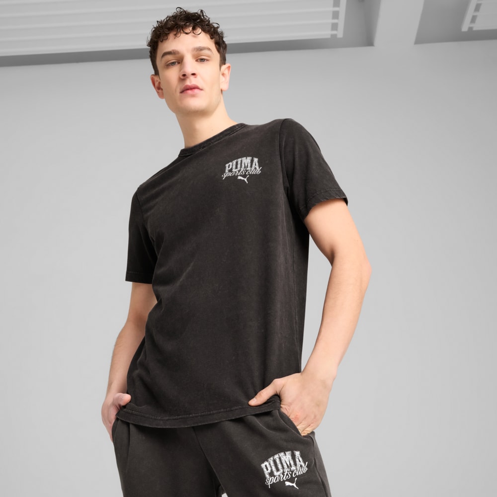 Зображення Puma Футболка PUMA Class Washed Tee Men #1: Puma Black