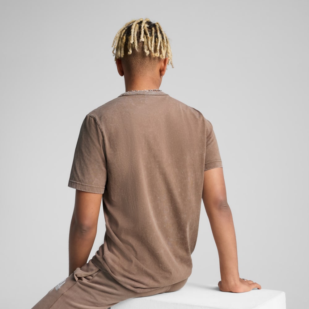 Изображение Puma Футболка PUMA Class Washed Tee Men #2: Totally Taupe