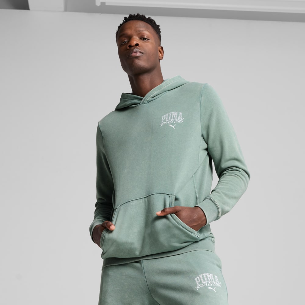 Зображення Puma Худі PUMA Class Washed Hoodie Men #1: Green Moon
