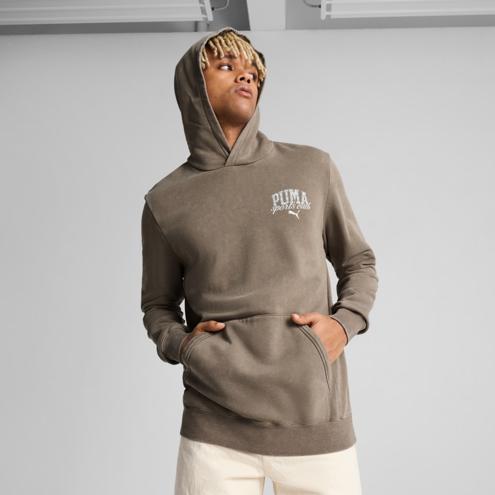 Изображение Puma Худи PUMA Class Washed Hoodie Men #1: Totally Taupe