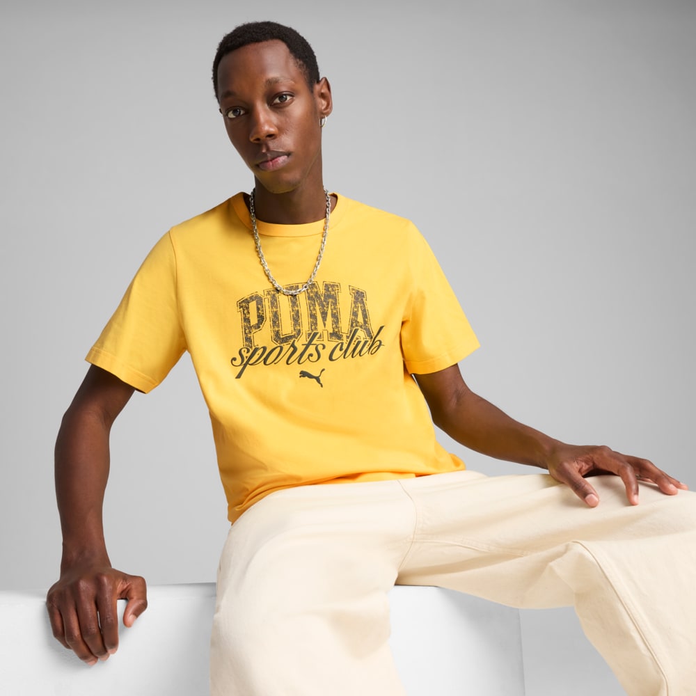 Изображение Puma Футболка PUMA Class Graphic Tee Men #1: Sunny Yellow