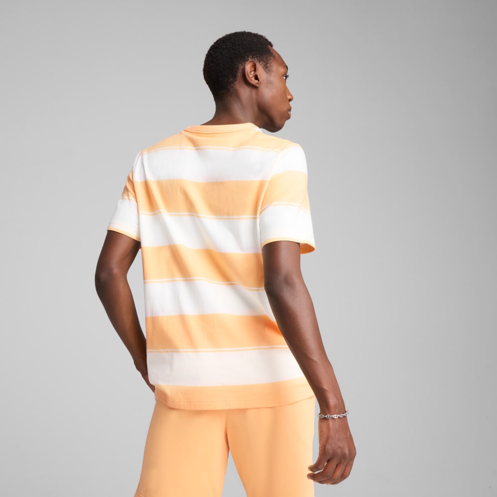 Изображение Puma Футболка PUMA Class Striped Tee Men #2: Almost Apricot