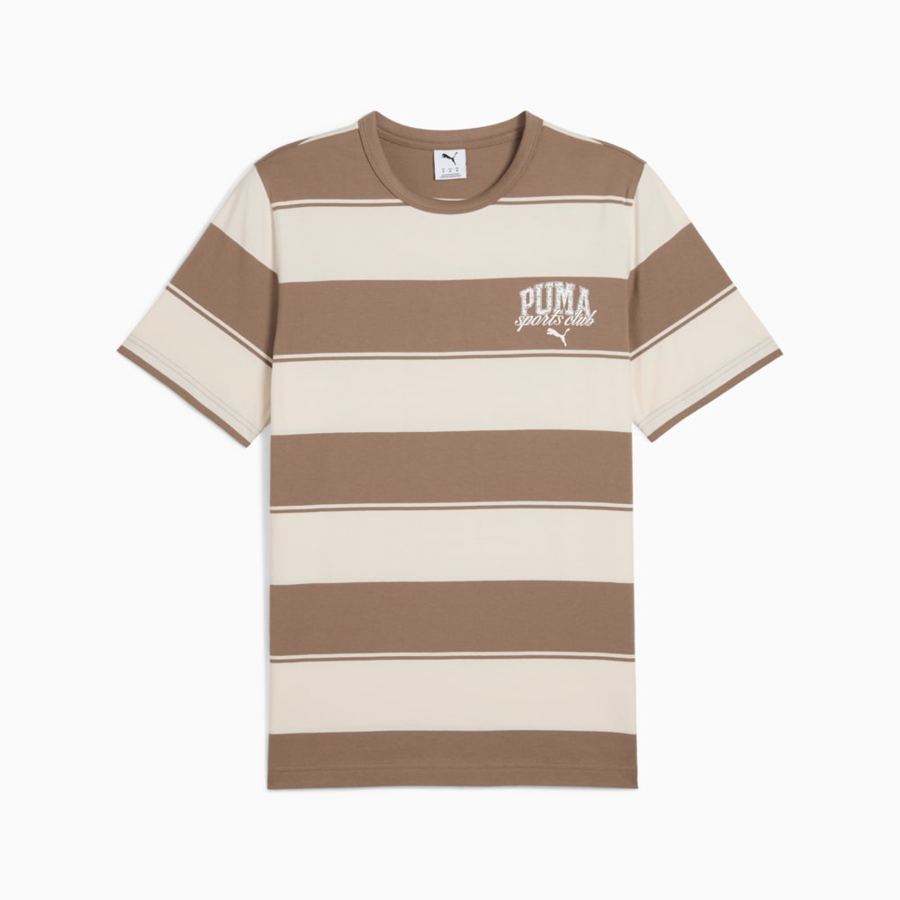 Зображення Puma Футболка PUMA Class Striped Tee Men #1: Totally Taupe