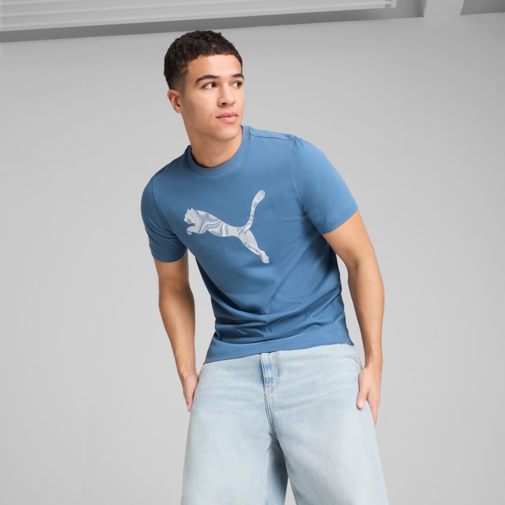 Зображення Puma Футболка Mass Merchants Logo Tee Men #1: Blue Horizon