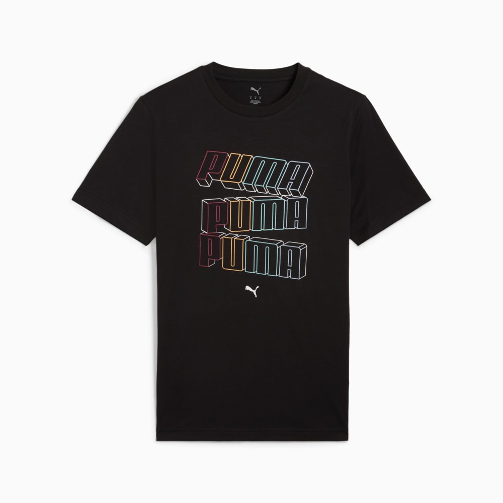 Изображение Puma Футболка Essentials Logo Lab Tee Men #1: Puma Black
