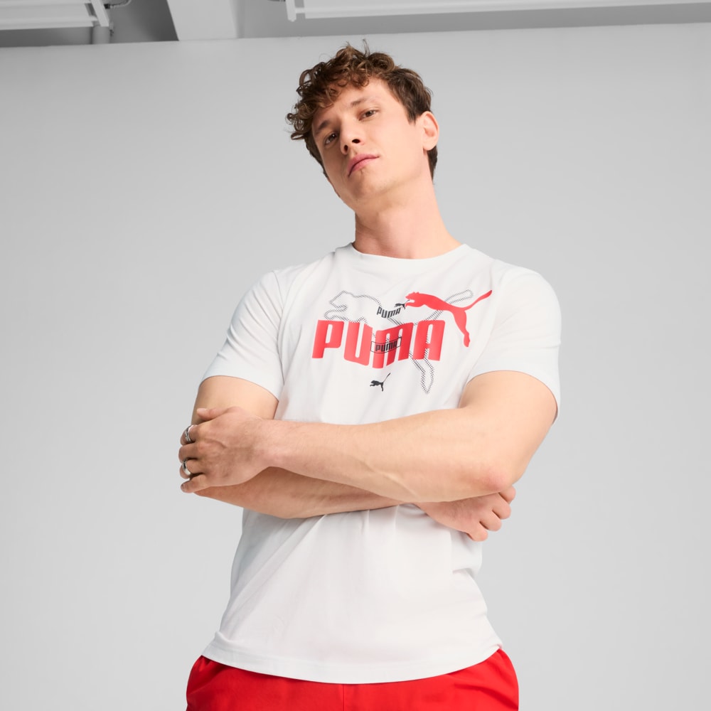 Зображення Puma Футболка Essentials Logo Lab Summer Tee Men #1: Puma White