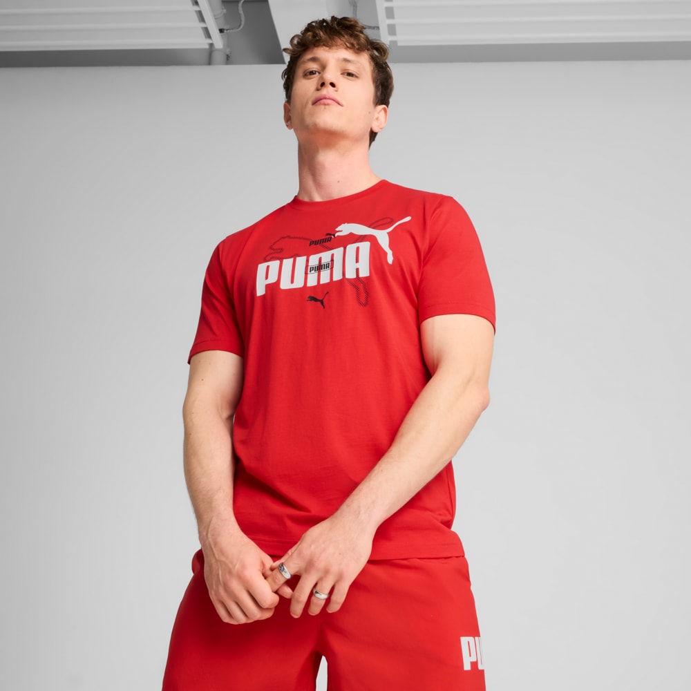 Зображення Puma Футболка Essentials Logo Lab Summer Tee Men #1: For All Time Red